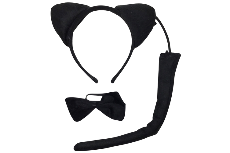 סט חתול שחור