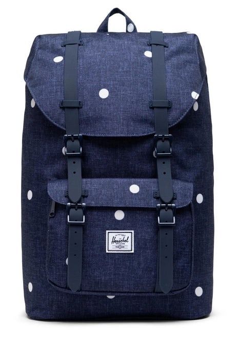 תיק גב Herschel דגם Little America Mid - כחול פולקה