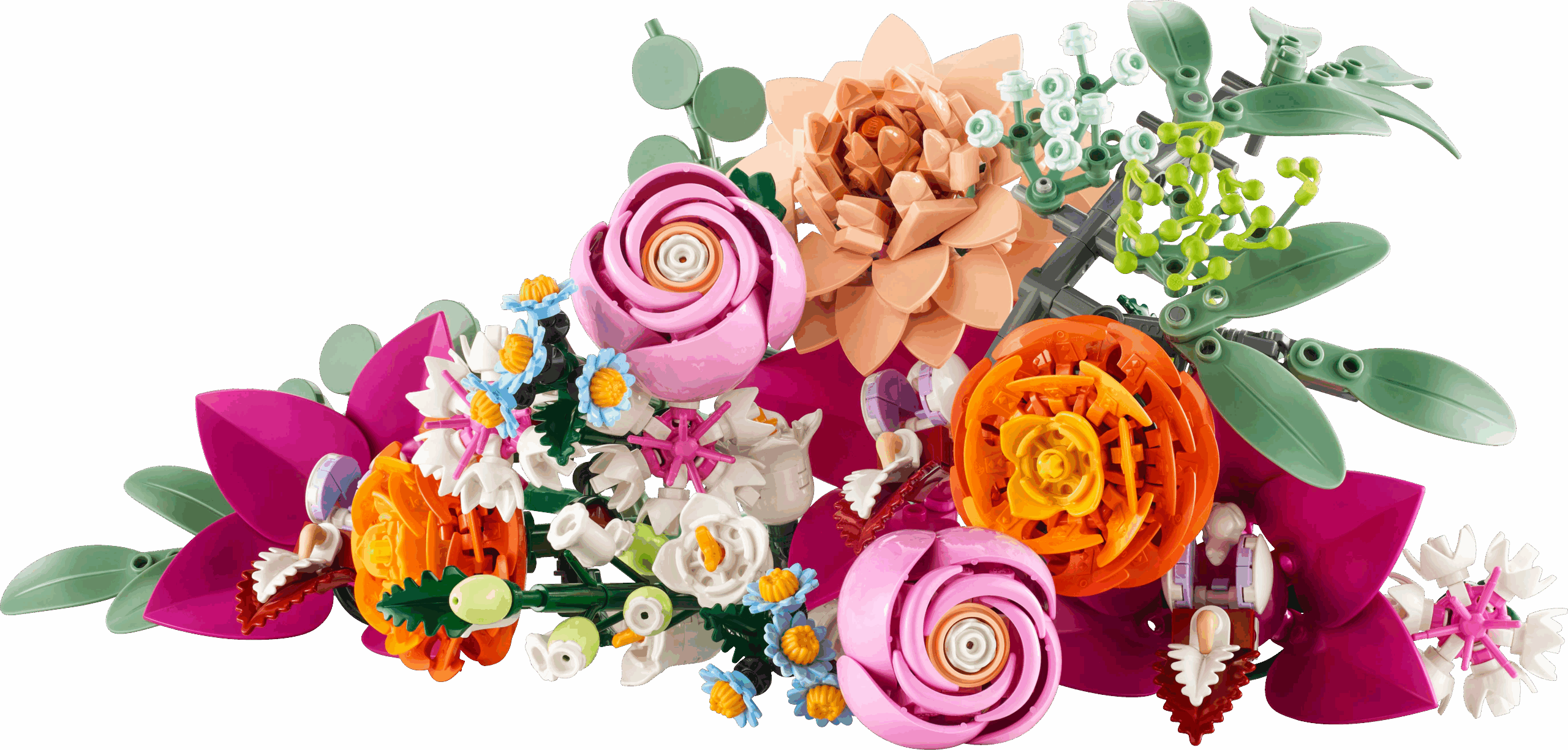 לגו Botanicals – זר פרחים ורודים יפיפה (10342)