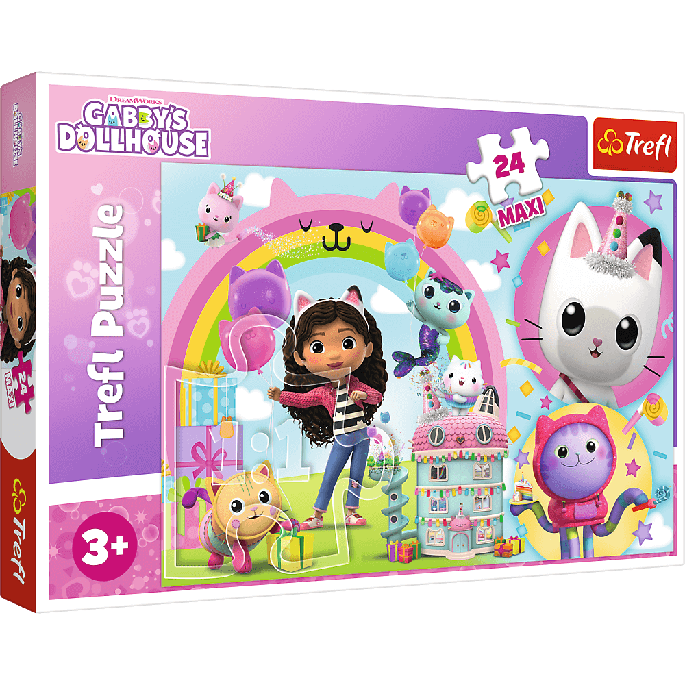 פאזל רצפה בית הבובות של גבי 24 חלקים