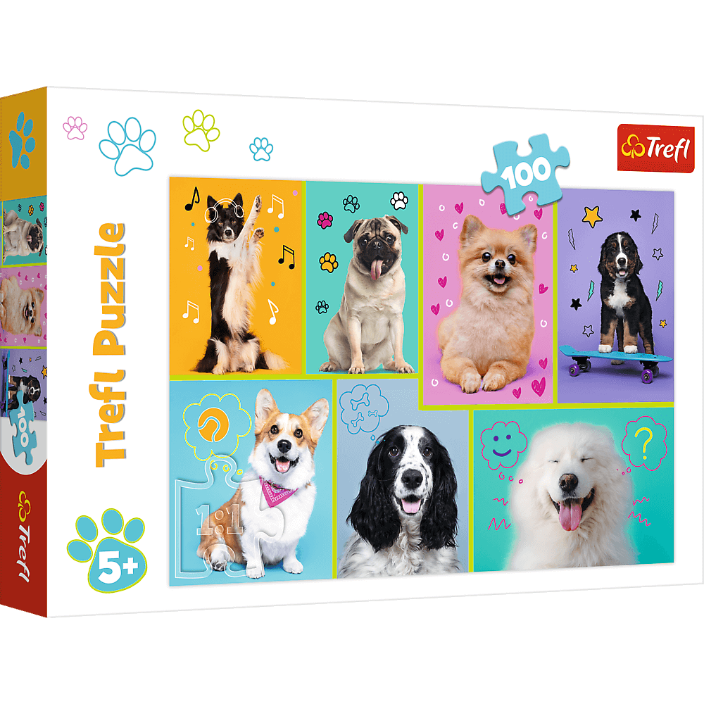 פאזל עולם הכלבים 100 חלקים