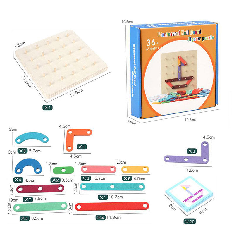 משחק הרכבה לוח פינים