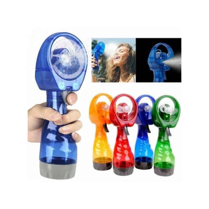 מאוורר על בטריות משפריץ מים