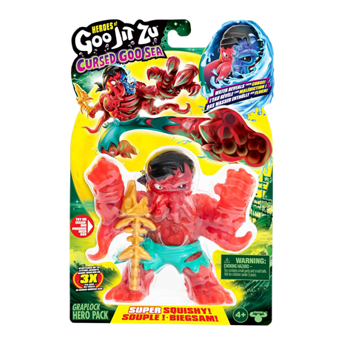 גו ג'יט זו - דמות נמתחת הים המקולל - סטרץ' Cursed Goo Sea גראפלוק - Goo Jit Zu