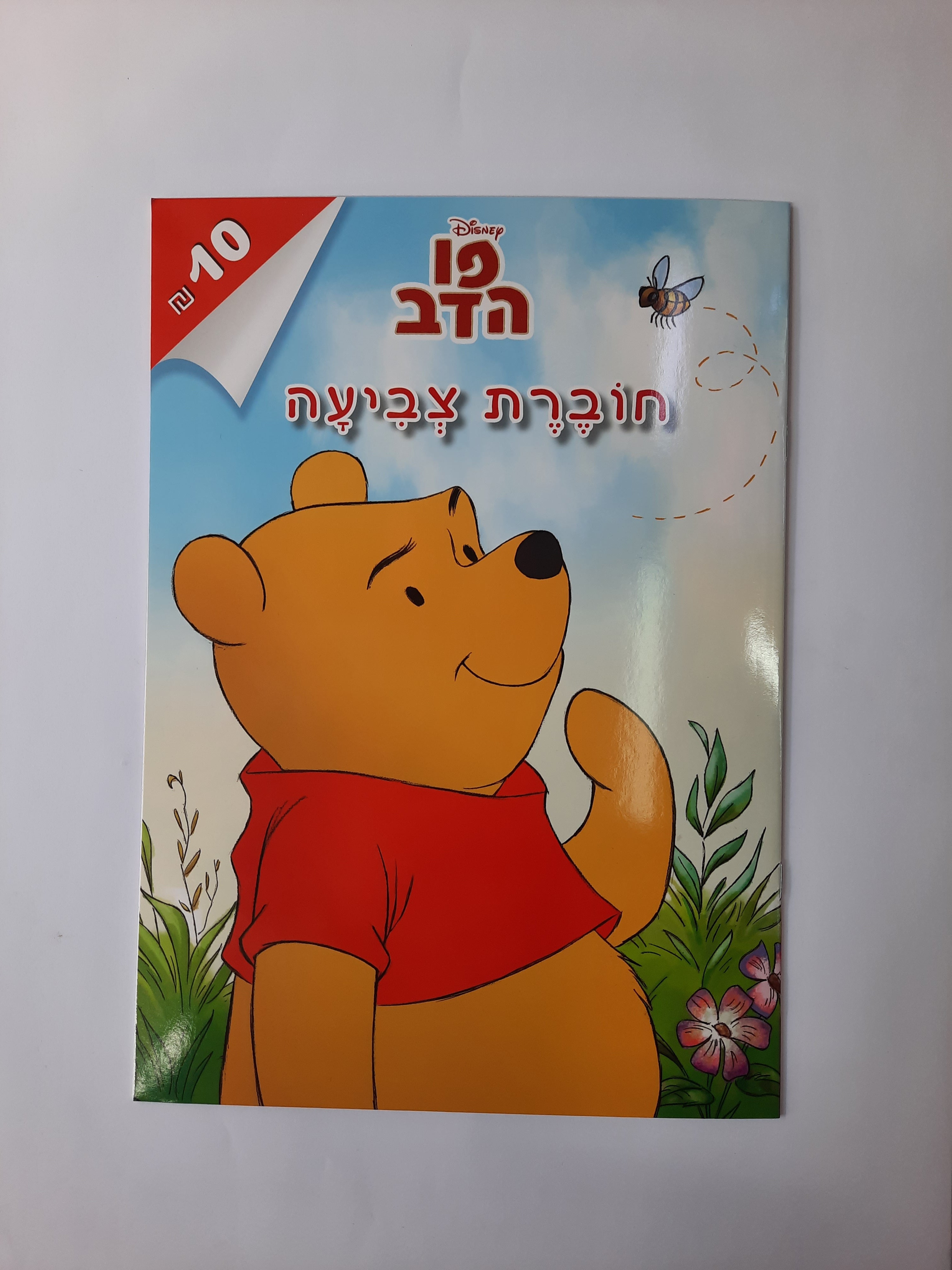 חוברת צביעה גדולה פו הדב