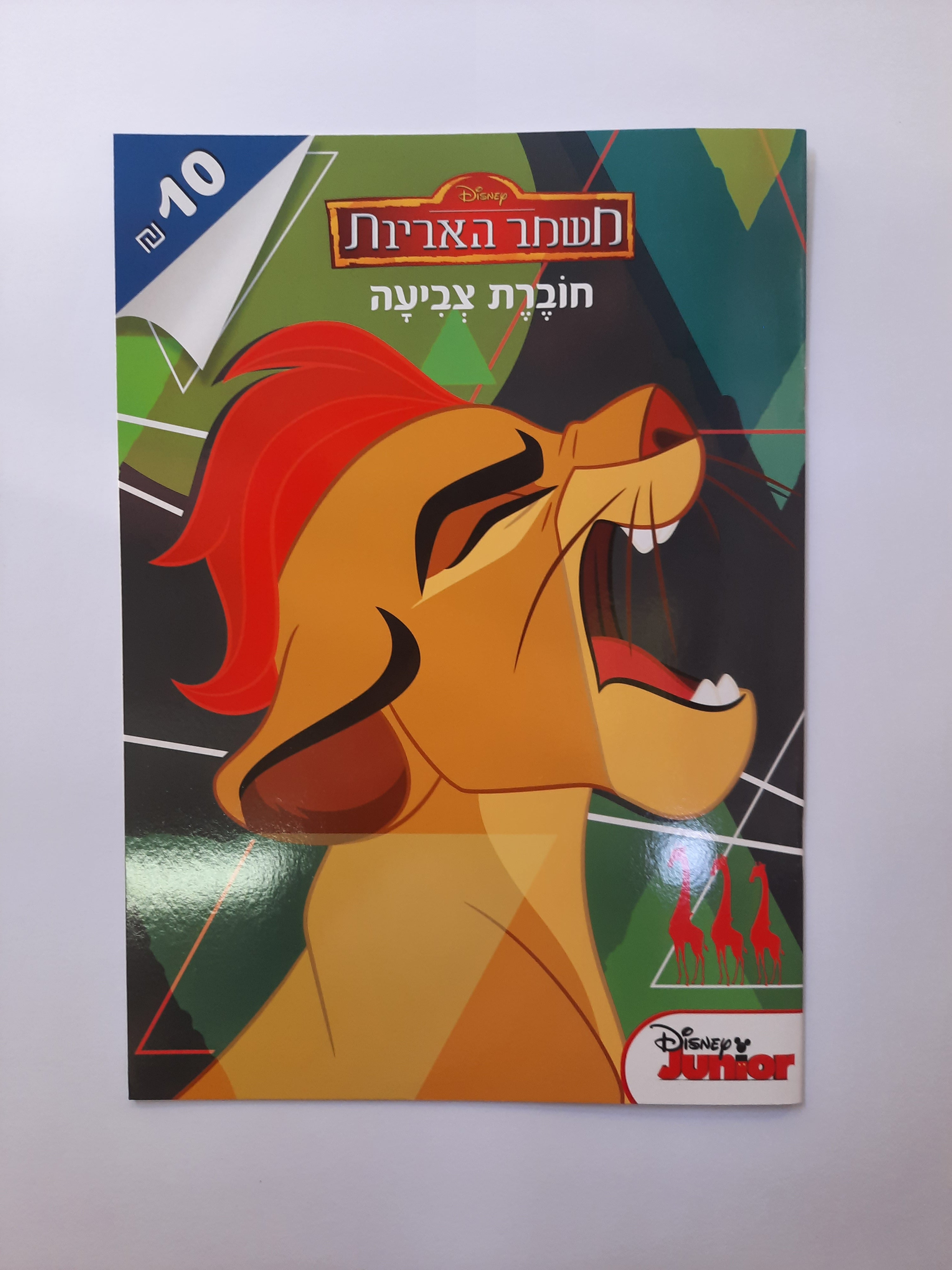 חוברת צביעה גדולה סימבה משמר האריות
