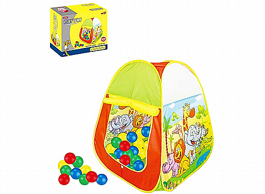 אוהל כדורים עם 100 כדורים