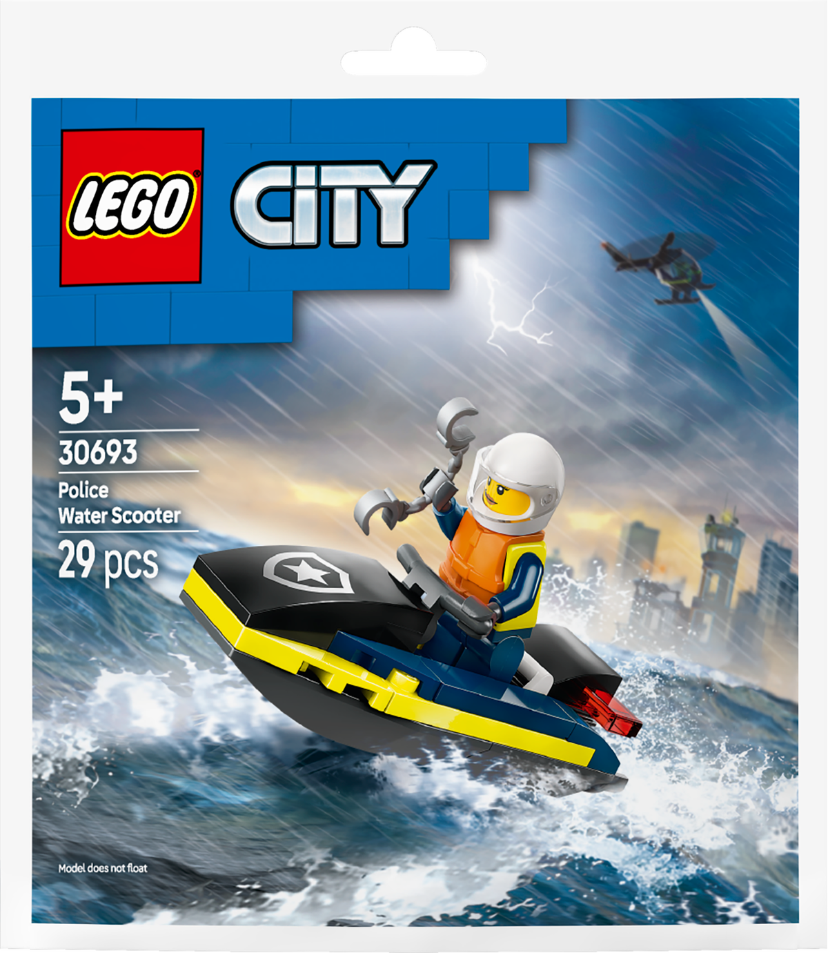 לגו City – אופנוע ים משטרתי (30693)