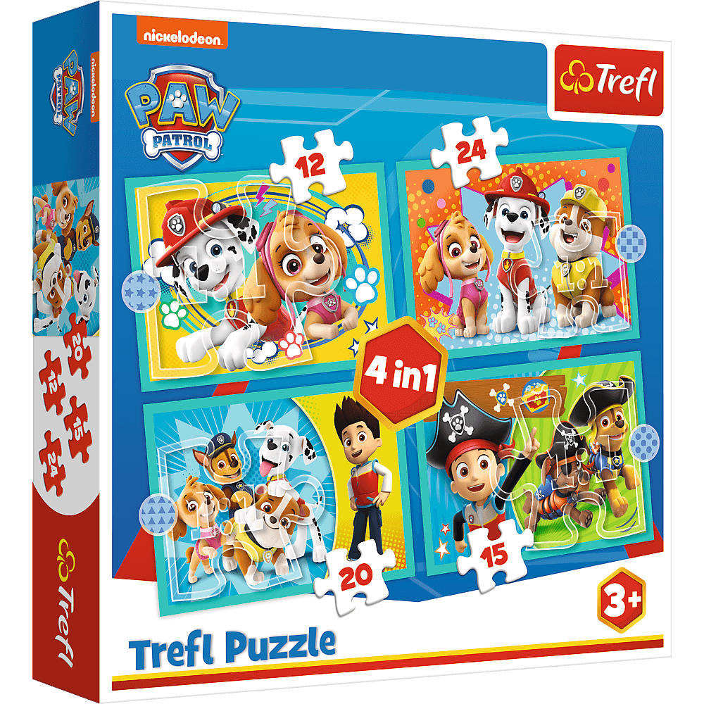 פאזל מפרץ ההרפתקאות סט 4 פאזלים