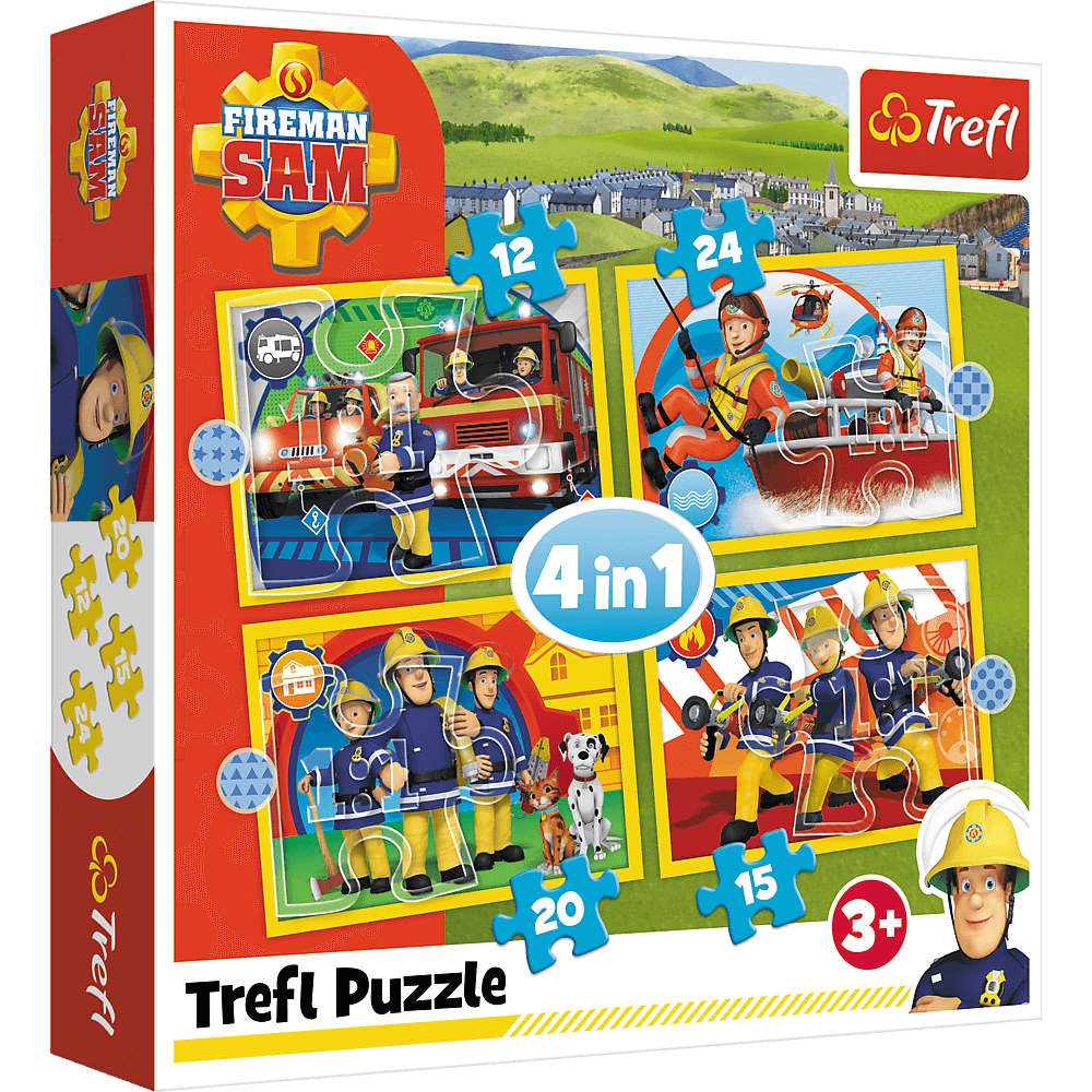 פאזל סמי הכבאי סט 4 פאזלים