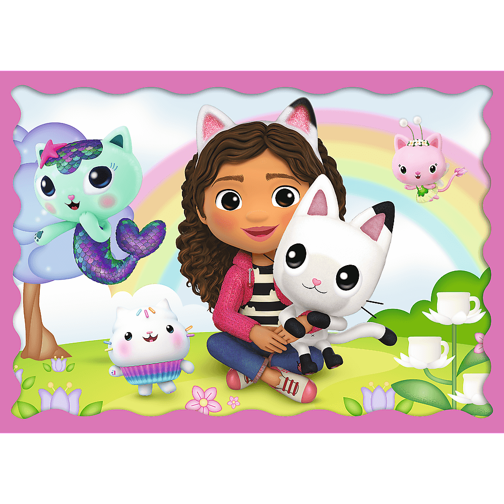 פאזל בית הבובות של גבי סט 4 פאזלים