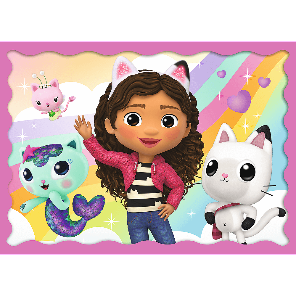 פאזל בית הבובות של גבי סט 4 פאזלים