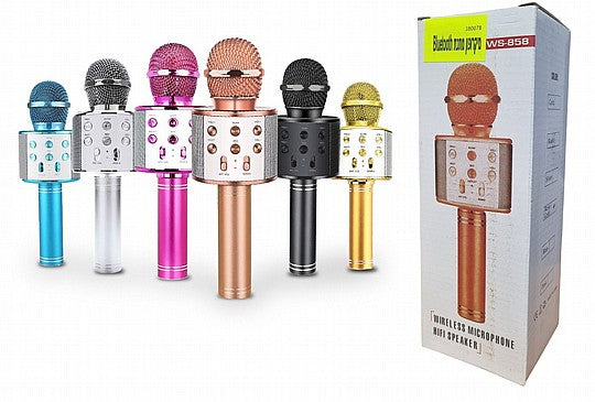 מיקרופון רמקול קריוקי