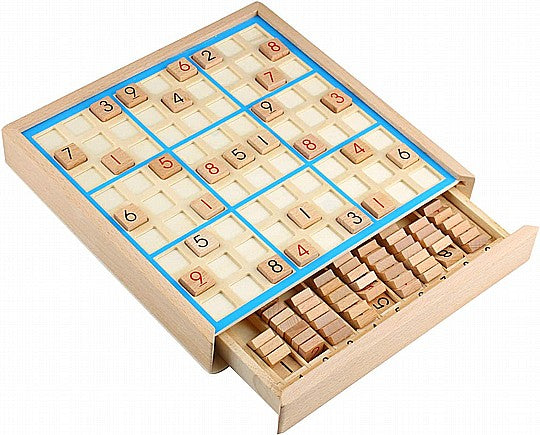 משחק סודוקו איכותי מעץ