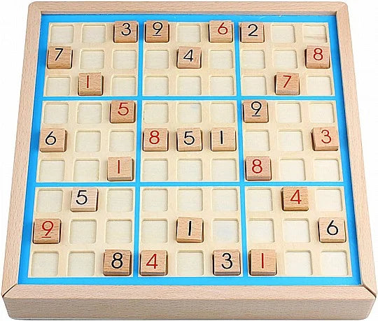 משחק סודוקו איכותי מעץ