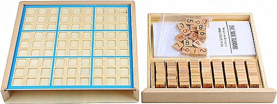 משחק סודוקו איכותי מעץ