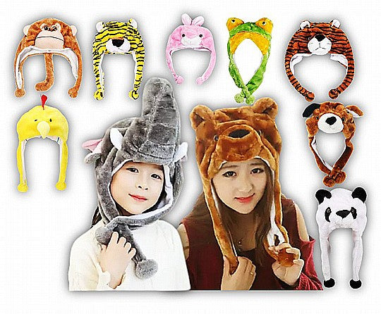 כובע חיות לילדים