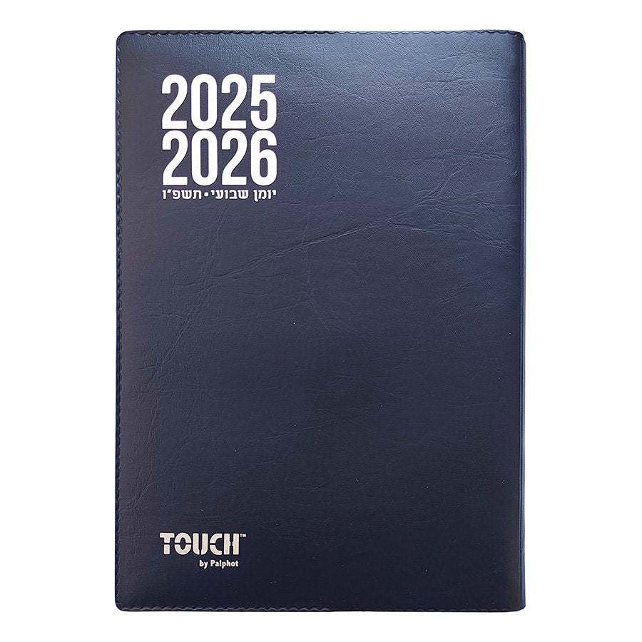 טאץ יומן 17/24 ס"מ כריכה רכה ספירל שבועי