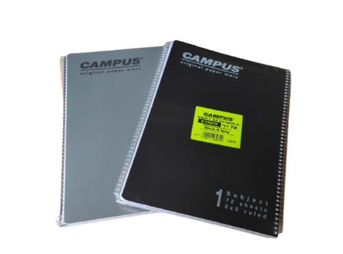 זוג מחברות קמפוס A4 ספירלה חשבון