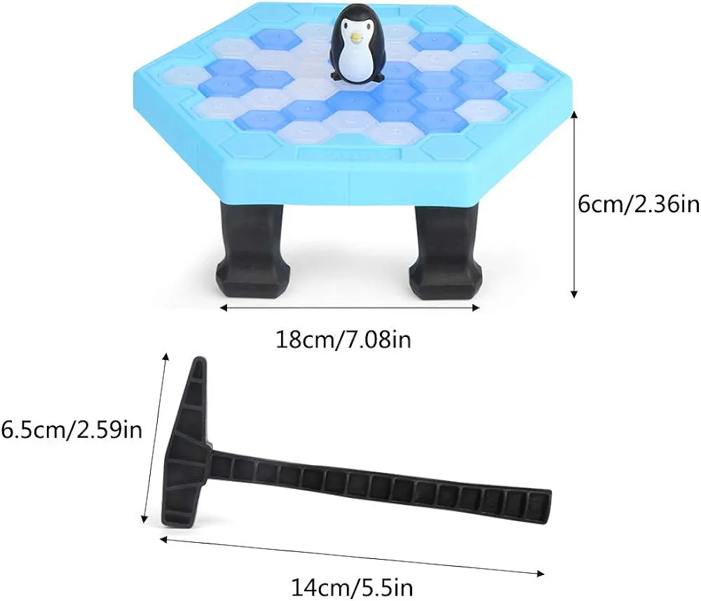 משחק פינגווינים וקוביות קרח