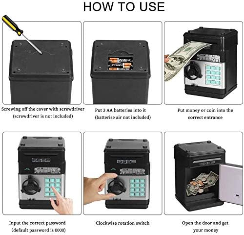 כספת אלקטרונית לילדים עם קוד