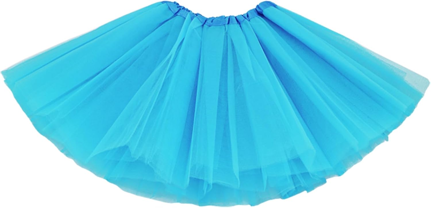 חצאית טוטו תכלת באורך 45 ס"מ