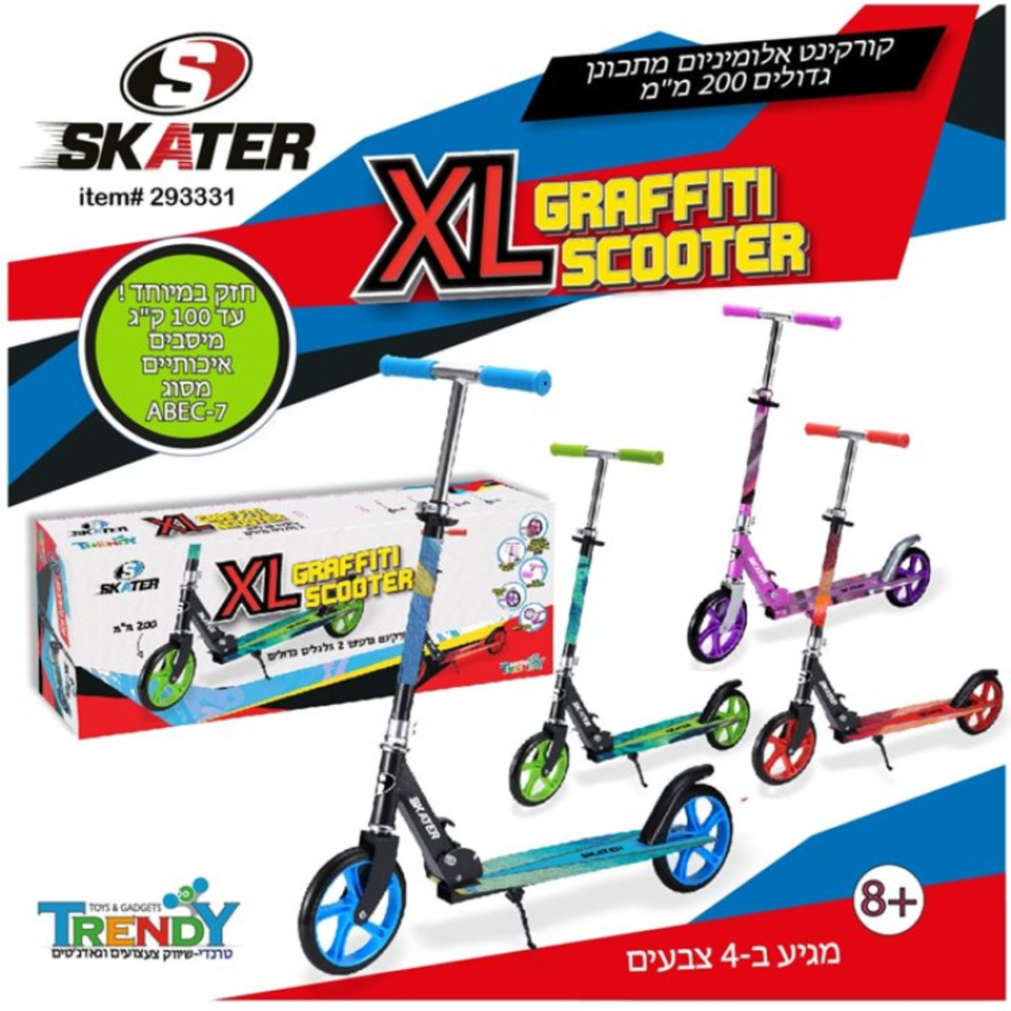 קורקינט גלגלים גדולים