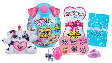 בובת חד קרן ביצה קטנה Rainbocorns Puppycorn