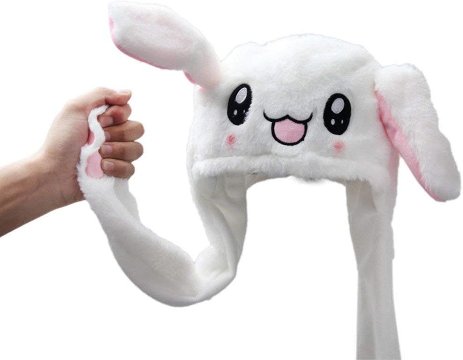 כובע ארנב עם אוזניים קופצות