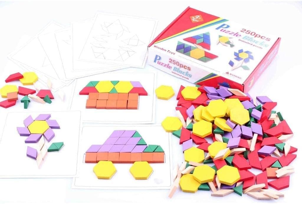 משחק הרכבה צורות גאומטריות 250 חלקים