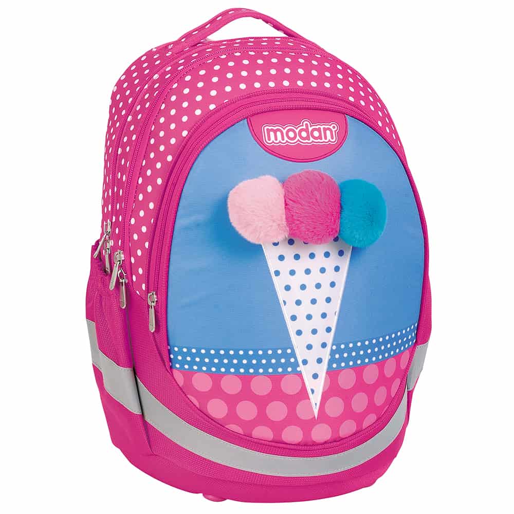 תיק אורטופדי מודן גלידה עם פונפון