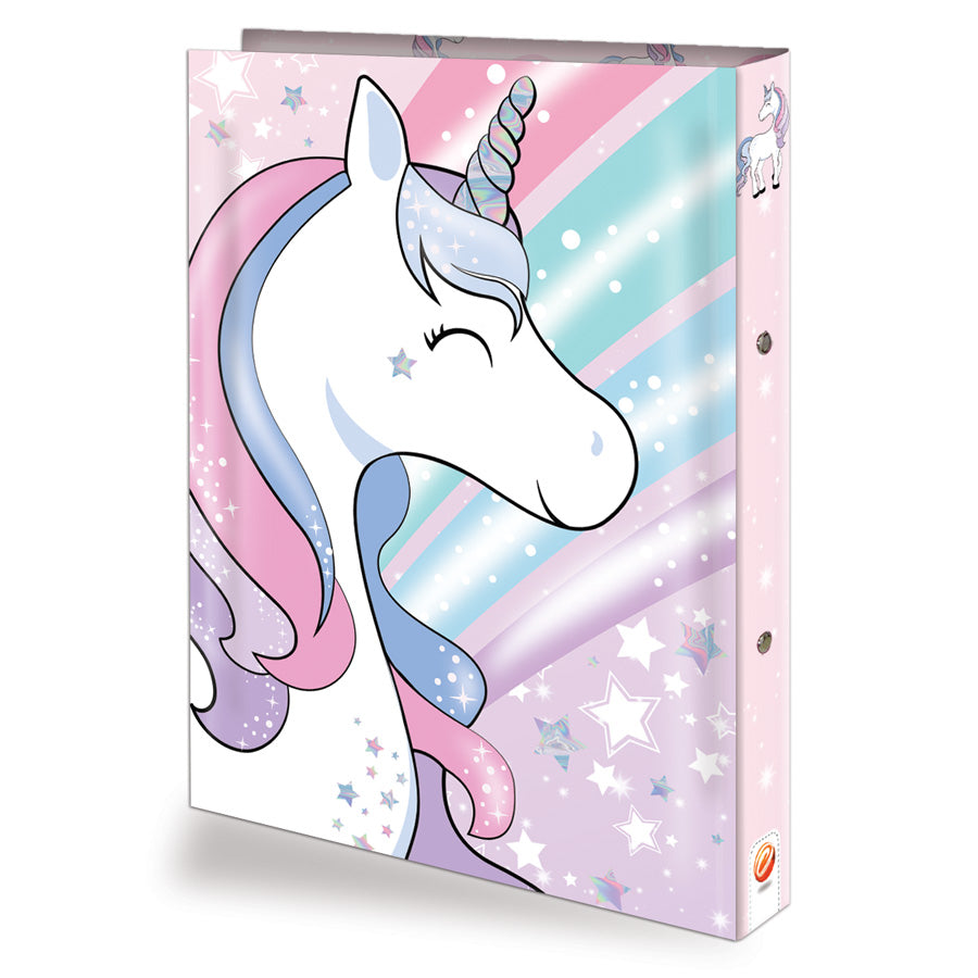 קלסר קשיח גודל פוליו חד קרן