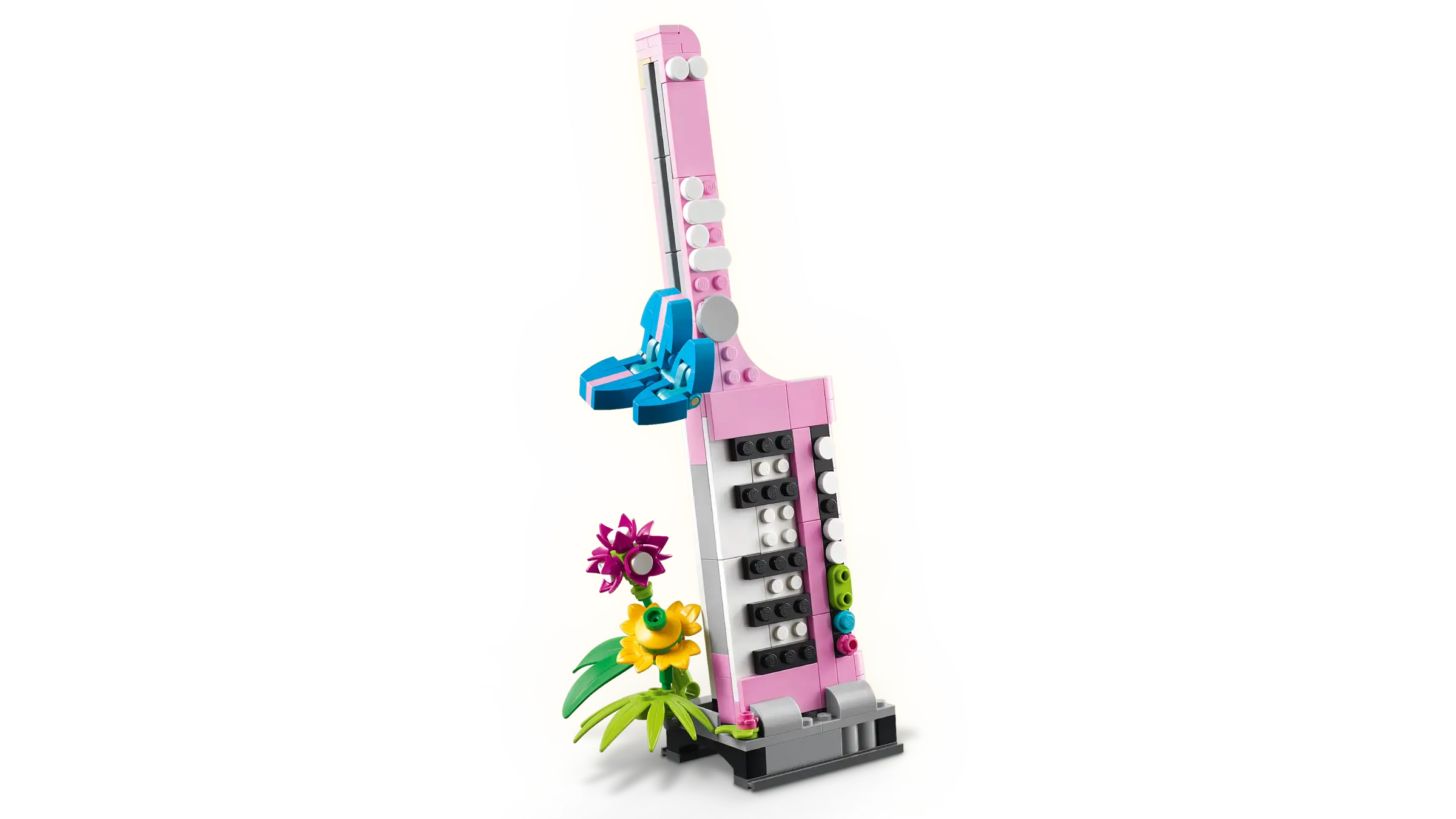 לגו קריאטור 3 ב-1 – מכונת כתיבה עם פרחים (31169)