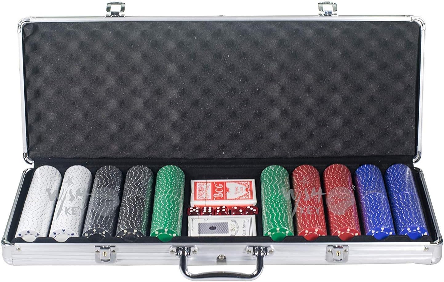 ערכת פוקר מקצועית במזוודה