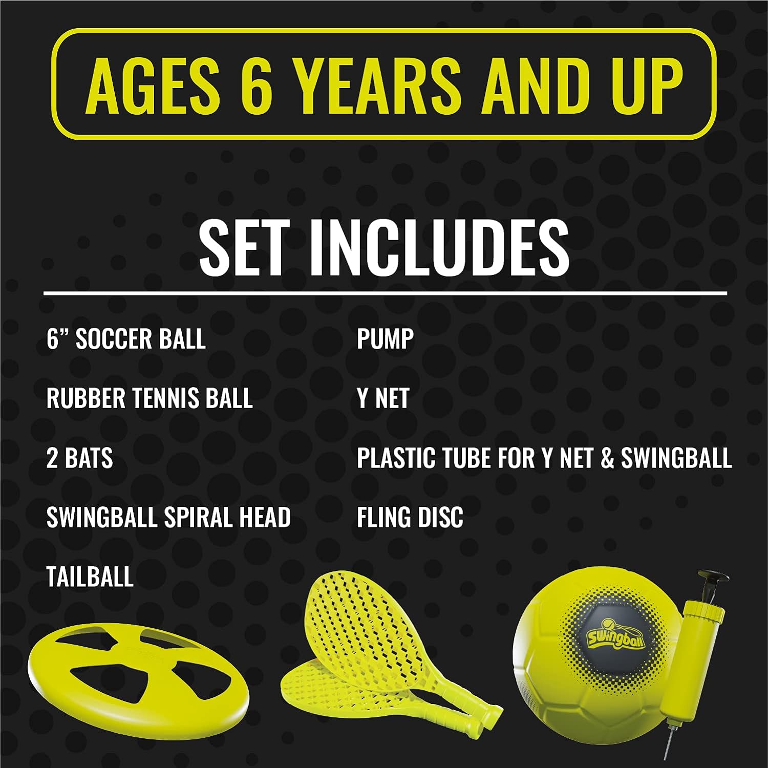 סווינג בול 5 משחקים בערכה Swingball