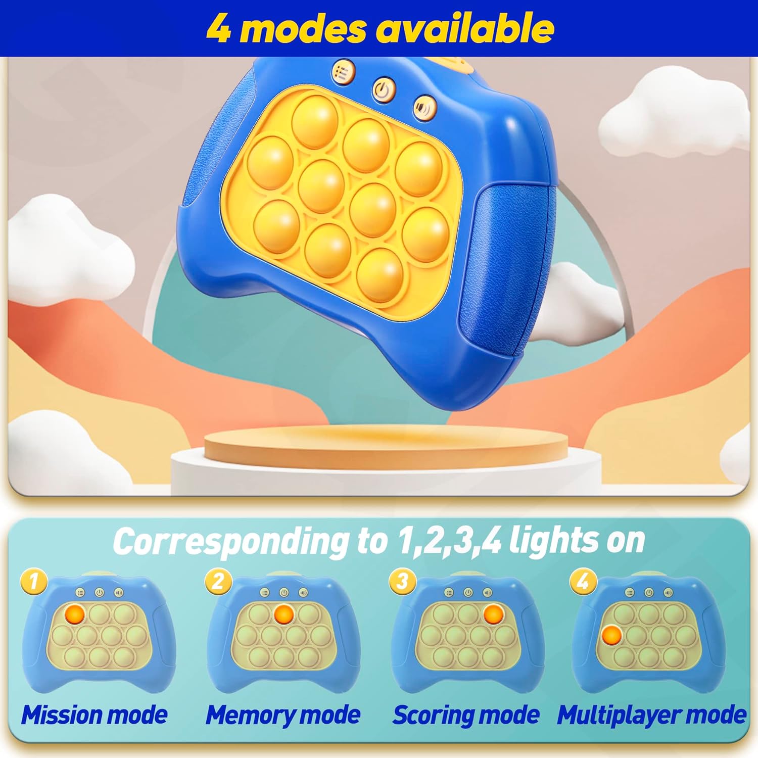 פופיט חשמלי אלקטרוני צבע אקראי