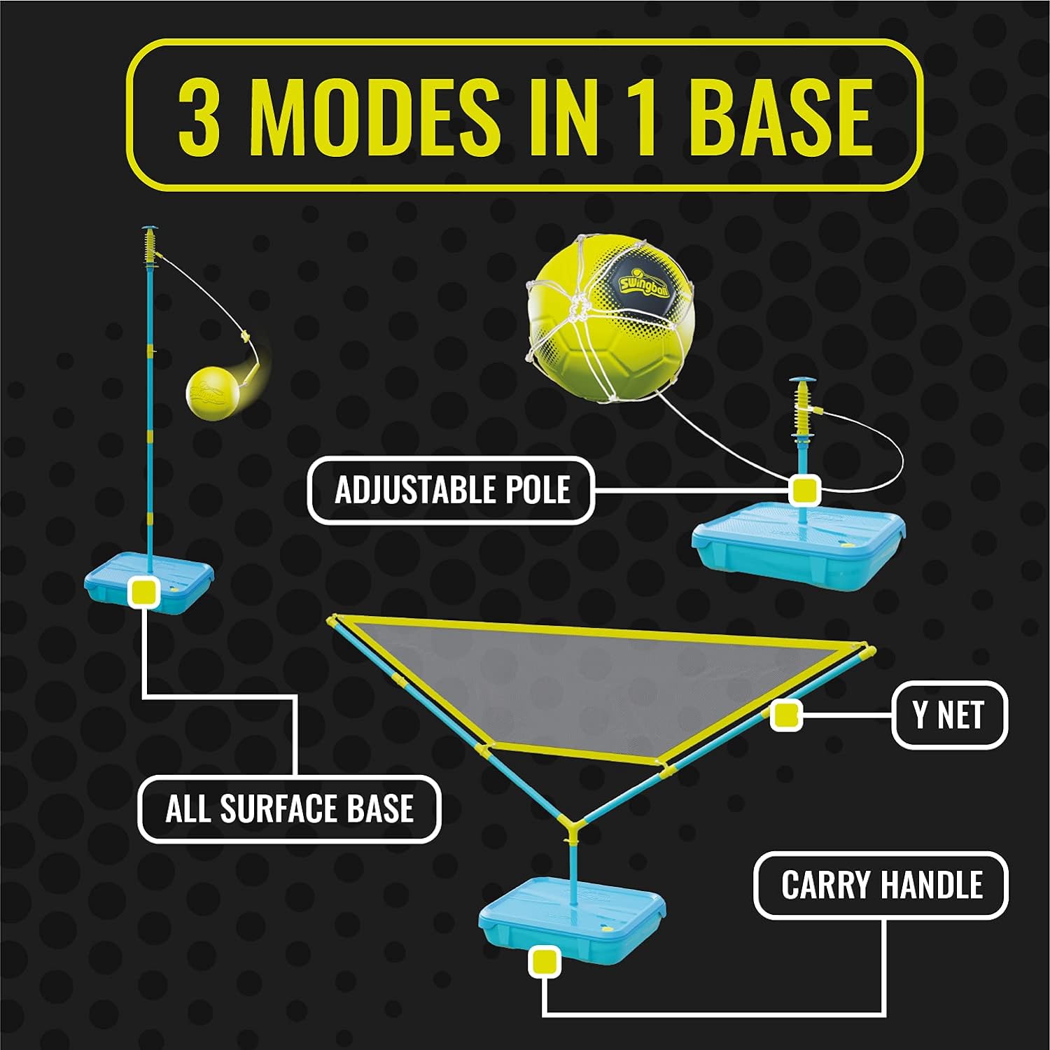סווינג בול 5 משחקים בערכה Swingball