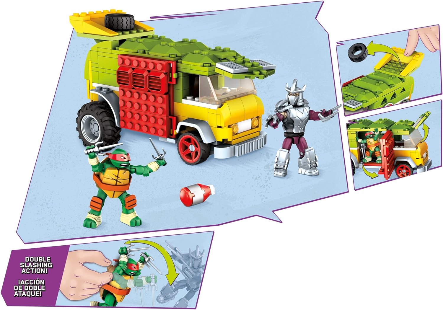 מגה בלוקס צבי הנינג'ה שרדר ורפאל