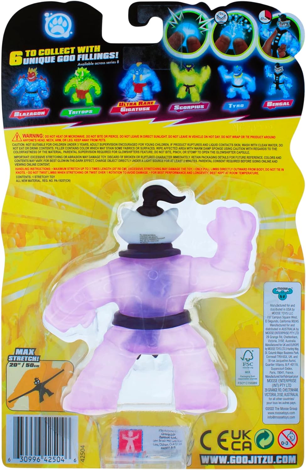 בובה נמתחת סטרץ זוהר בחושך Bengal