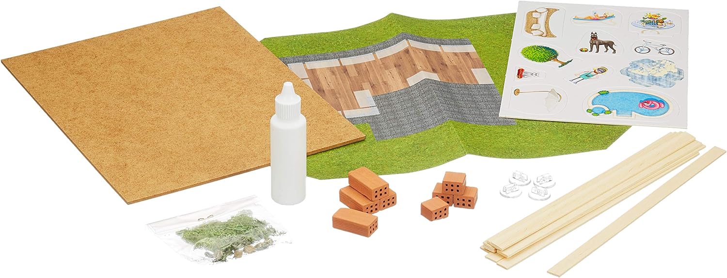 בונים וילה מלבנים משחק הרכבה