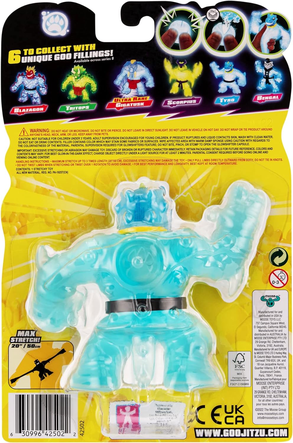 בובה נמתחת סטרץ זוהר בחושך Tyro