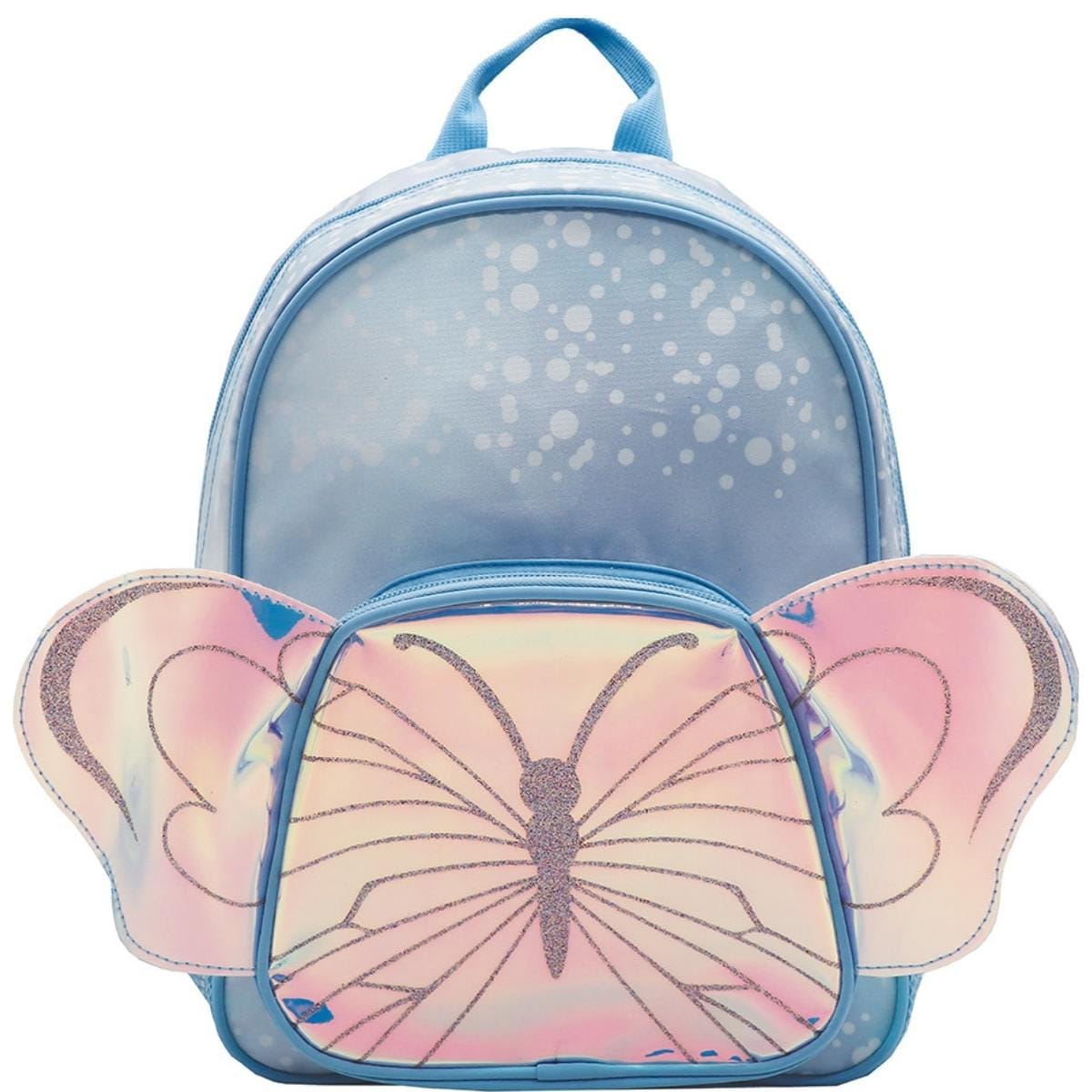 תיק גן פרפר כסוף