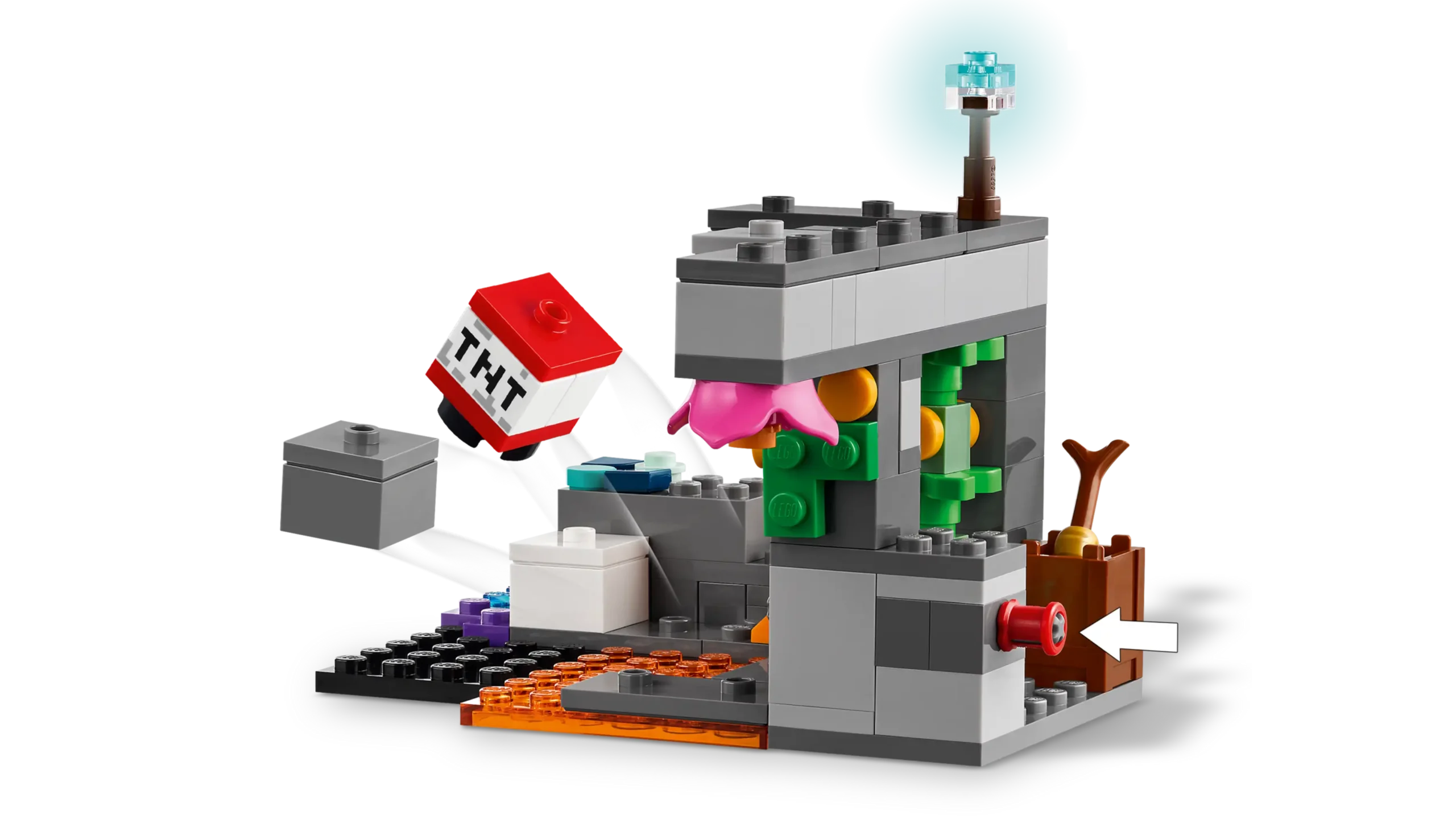 לגו Minecraft – היתקלות עם ווארדן (21274)