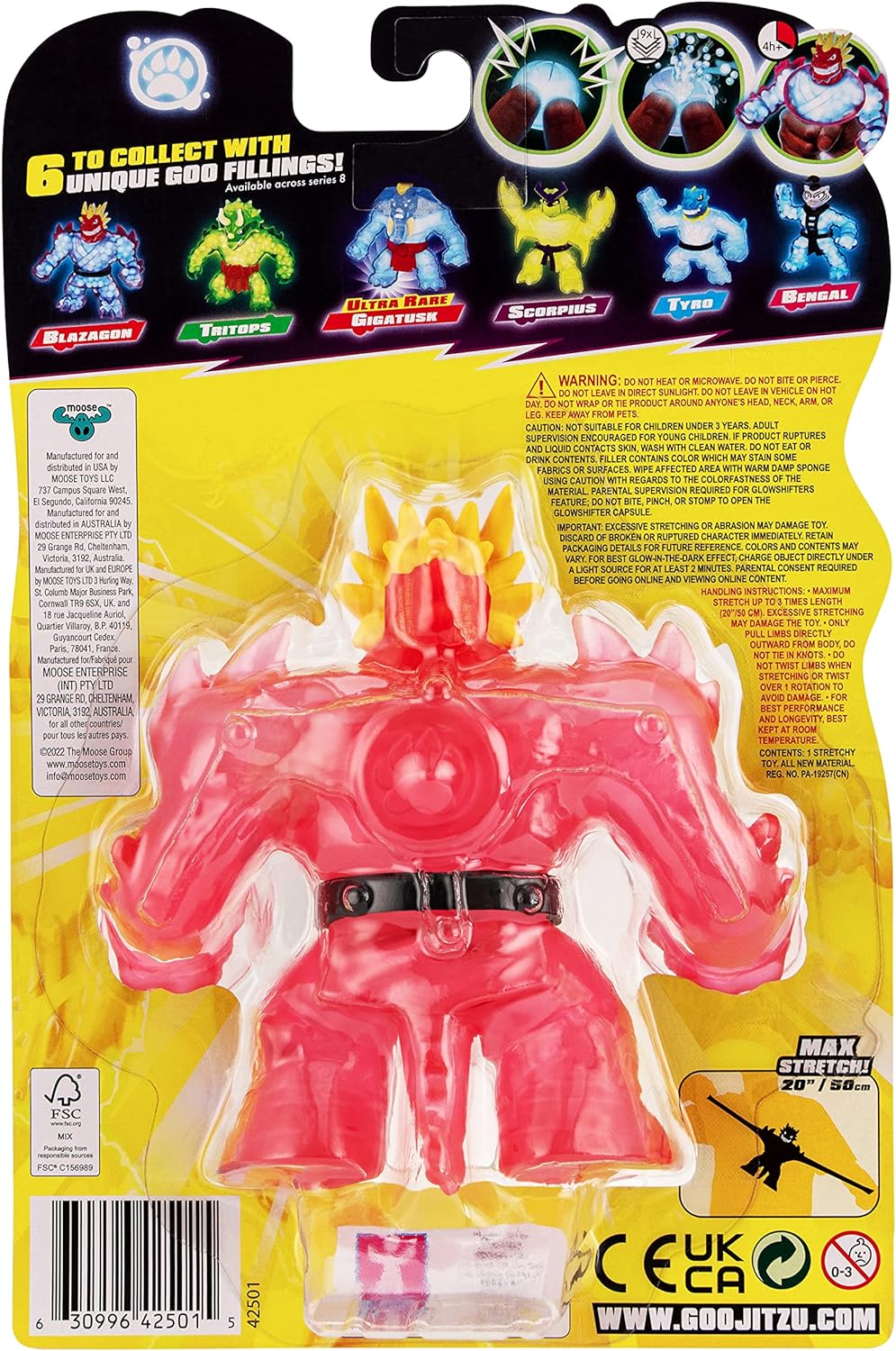 בובה נמתחת סטרץ זוהר בחושך Blazgon