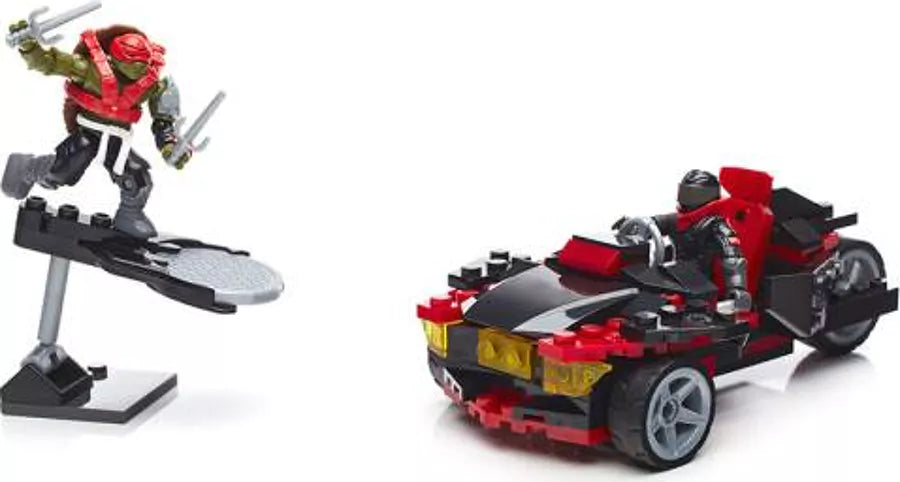 מגה בלוקס צבי הנינג'ה רפאל עם רכב