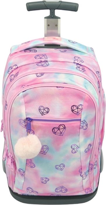 תיק טרולי לבית הספר גלגלים מובנים טאי דאי Inway