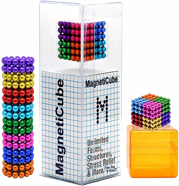 כדורים מגנטיים קטנים צבעוניים 216 יחידות