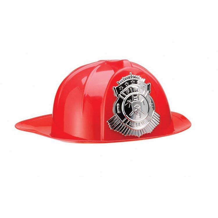 קסדה אדומה לתחפושת כבאי