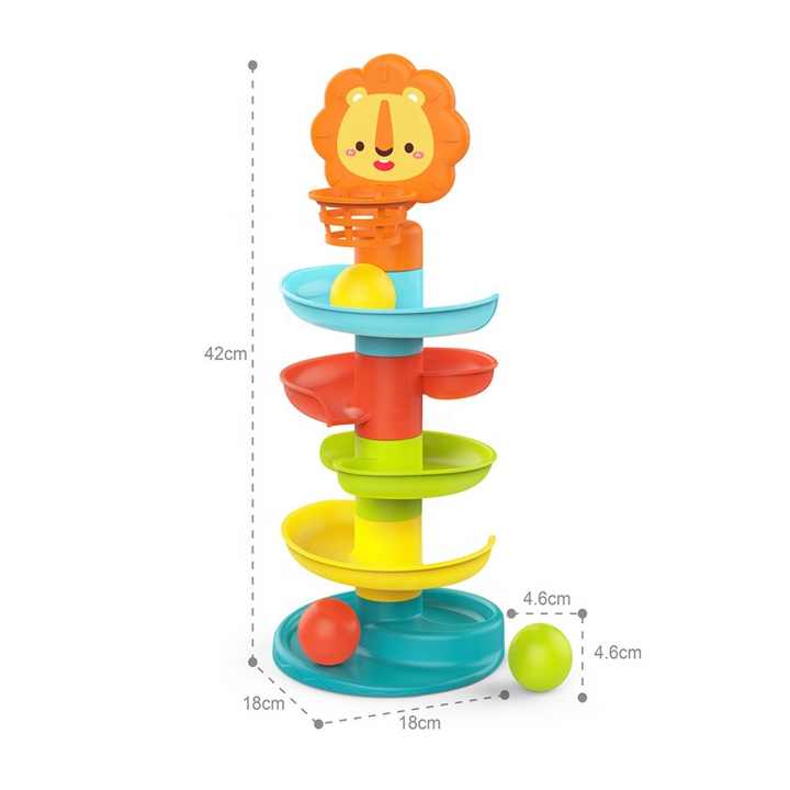 מגדל כדורים מרשרשים לפעוטות