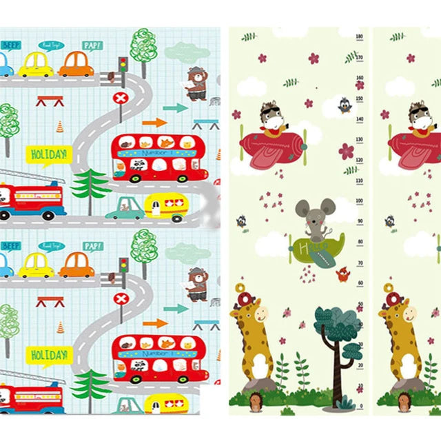 שטיח פעילות מתקפל עם תיק 175×145 ס"מ